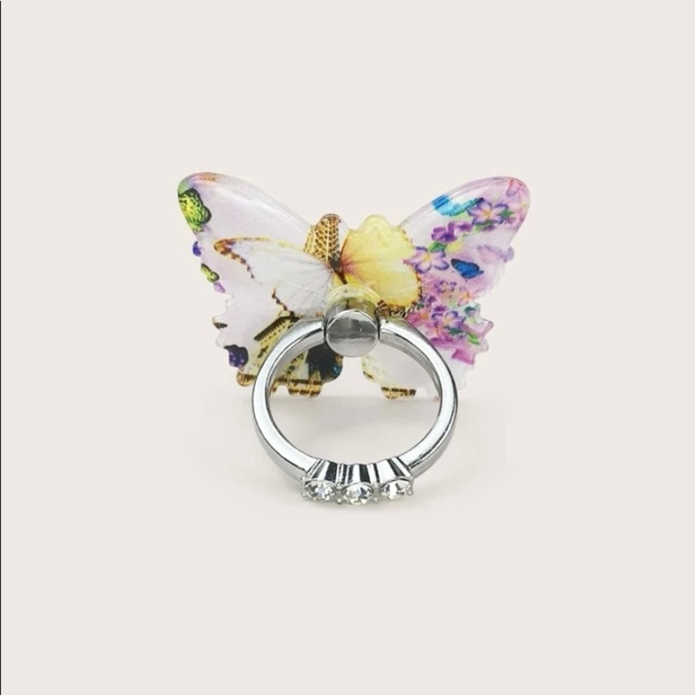 Buttetfly Phone Key Ring, Multi-color